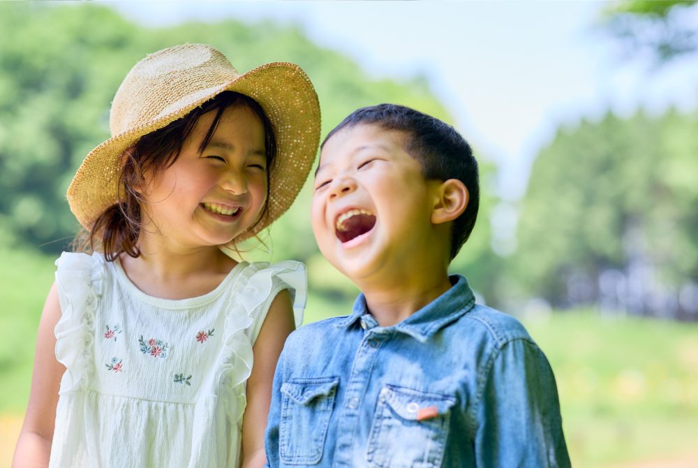 笑顔の子どもたち
