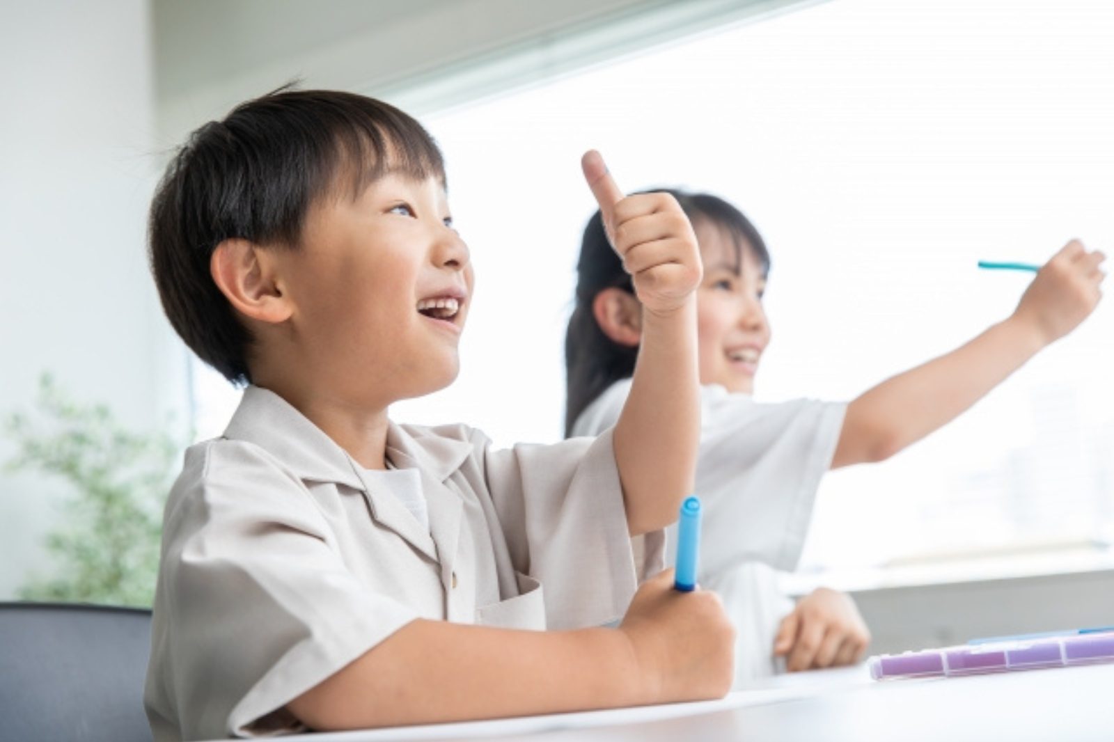 笑顔の子どもたち